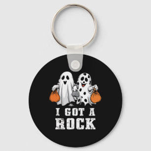 Kreeg een Rock Ghost Halloween Spooky Trick Treat  Sleutelhanger