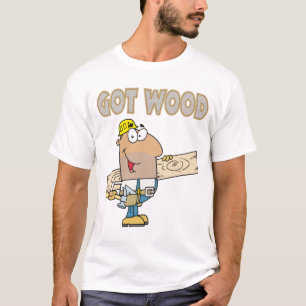 kreeg hout timmerman humor grappig ontwerp t-shirt