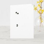 Kreeg je achterste skelet grappig Halloween Kaart (Gele Bloem)