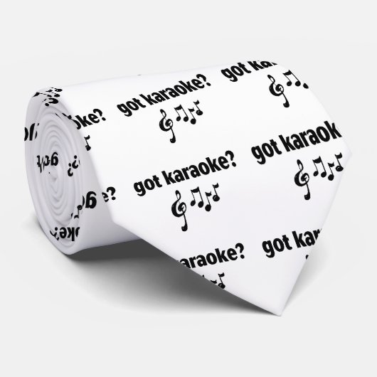 kreeg karaoke stropdas (Opgerold)