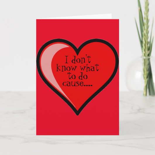 Kreeg Mijn Hart Valentijn Feestdagen Kaart (Voorkant)