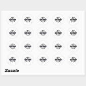 Kreeg Net (Volleyball) Ronde Sticker (Vel)