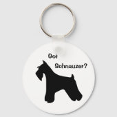 Kreeg Schnauzer Sleutelhanger (Voorkant)