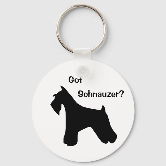 Kreeg Schnauzer Sleutelhanger (Voorkant)