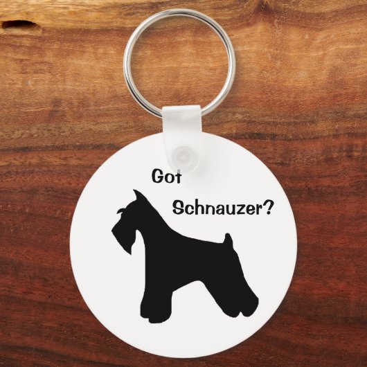 Kreeg Schnauzer Sleutelhanger (Voorkant)