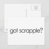 Kreeg Scrappleã e¥ Briefkaart (Voorkant / Achterkant)