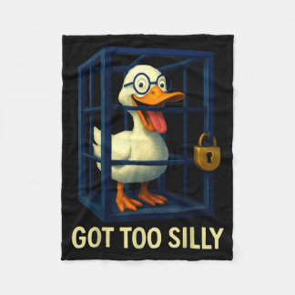 Kreeg te gek grappige gans leraar liefhebbers woor fleece deken