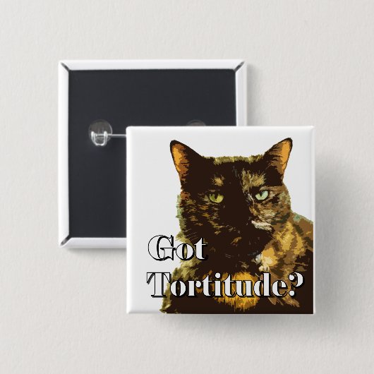 Kreeg Tortitude 2 Inch Square Button (Voorkant /achterkant)