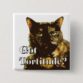 Kreeg Tortitude 2 Inch Square Button (Voorkant)