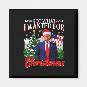 Kreeg wat ik wilde voor Kerstmis Donald Trump 47th Magneet