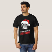 Kreeg wat ik wilde voor Kerstmis - pyjama 2024 T-shirt (Voorkant volledig)