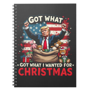 Kreeg Wat Ik Wilde Voor Kerstmis Trump Sinterklaas Notitieboek