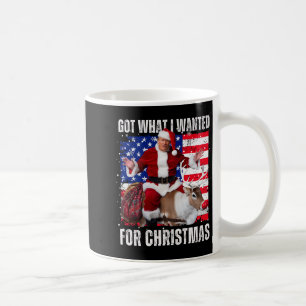 Kreeg wat ik wilde voor Kerstmis - Trump Won 2024  Koffiemok
