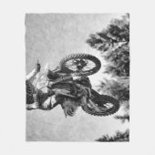 Kreeg Wat Lucht! - De Raceauto van de motocross Fleece Deken (Voorkant)