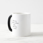 Kreeg weer een mok cadeau Sassy zin (Voorkant links)