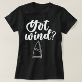 Kreeg wind kapitein zeilboot zeilboot zeilschip t-shirt (Design voorkant)