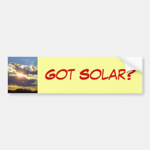 Kreeg Zonne Bumpersticker