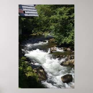 Kreek bij Creek Street - Ketchikan, Alaska Poster