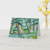 Kreek in het bos kaart (Gele Bloem)