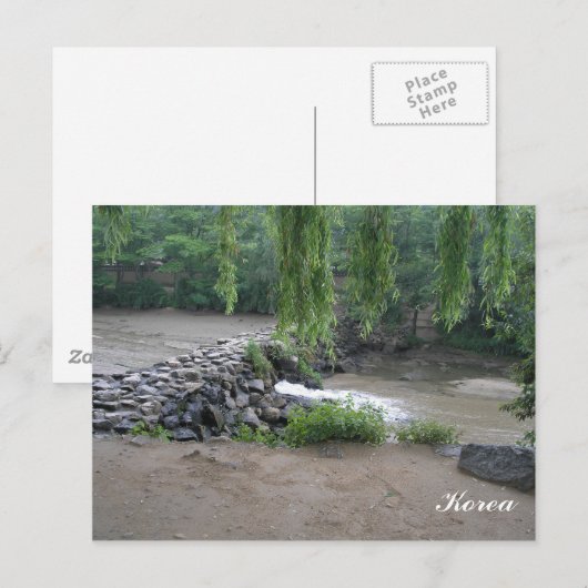 Kreek in Korea Briefkaart (Voorkant / Achterkant)