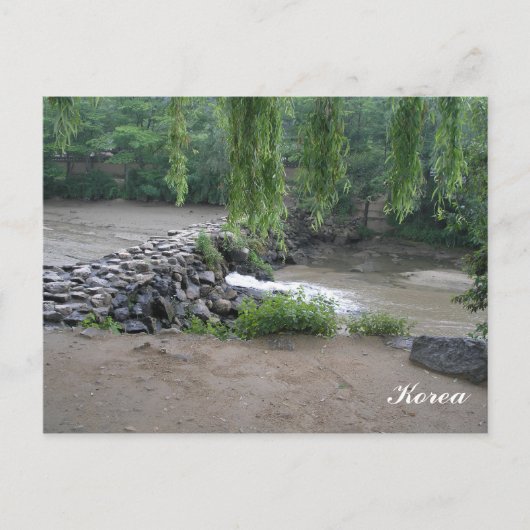 Kreek in Korea Briefkaart (Voorkant)