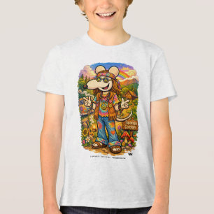 Kreek Rat CreekRat Co. Vintage Hippie Kunst Tri-Blend Shirt