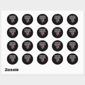 Kreek Squad Patriottisch Ronde Sticker (Vel)