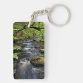 Kreek stroomt door bos sleutelhanger (achterkant)