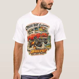Kreekrat CreekRat Co. 2026 Cartoon-logo T-shirt