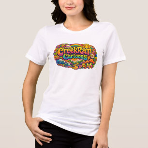 Kreekrat CreekRat Co. Vintage-Geïnspireerd Log Tri-Blend Shirt