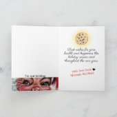 Kreepachtige kerstkoekjes bakkerij feestdagen kaart (Binnen)