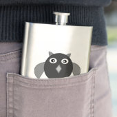 Kreepy Halloween Owl Flasks Heupfles (Voorbeeld)