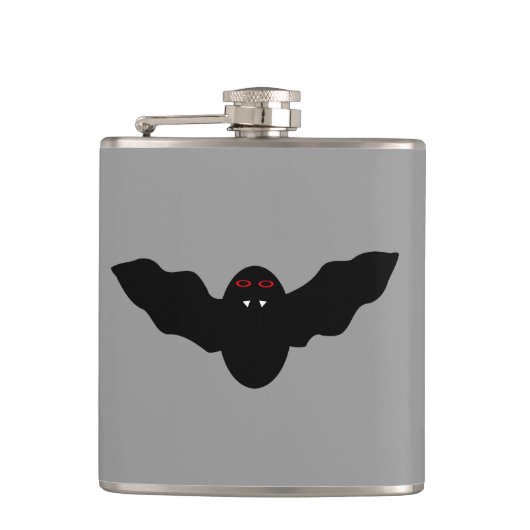 Kreepy Halloween Vampire Bat Flask Heupfles (Voorkant)