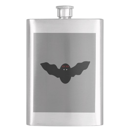 Kreepy Halloween Vampire Bat Flasks Heupfles (Voorkant)