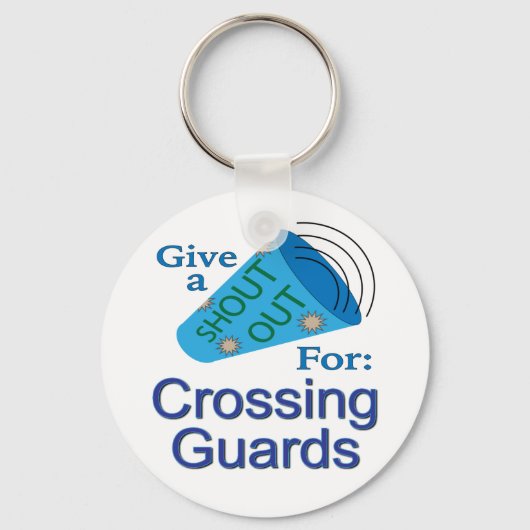 Kreet om een Crossing Guards Sleutelhanger (Voorkant)