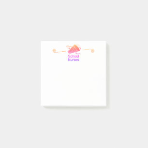 Kreet om schoolverpleegsters post-it® notes
