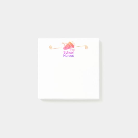 Kreet om schoolverpleegsters post-it® notes (Voorkant)