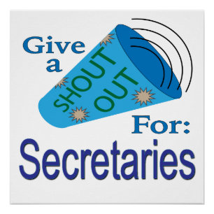 Kreet om secretaresses perfect poster