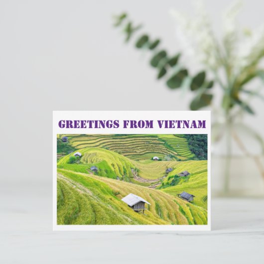 Kreet uit Vietnam Briefkaart (Staand voorkant)