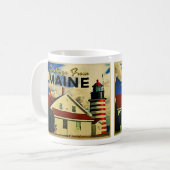 Kreet van de vuurtoren van Maine Koffiemok (Voorkant links)