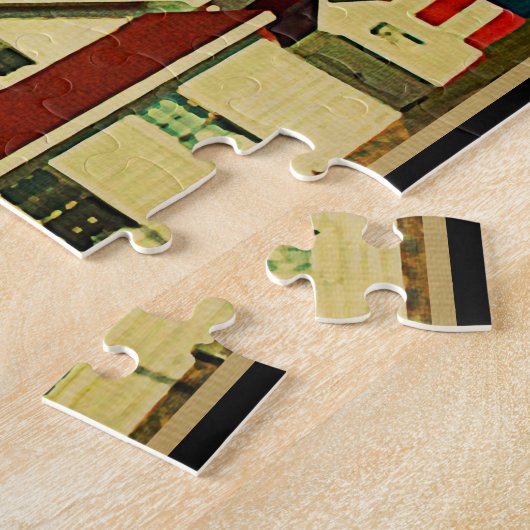 Kreet van de vuurtoren van Maine Legpuzzel (Zijkant)