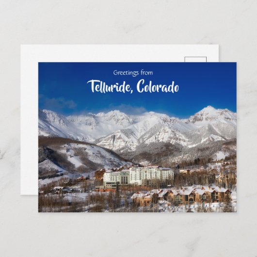 Kreet van het Schilderachtig Briefkaart Telluride  (Voorkant / Achterkant)