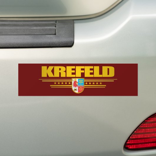 Krefeld Bumpersticker (Op auto)