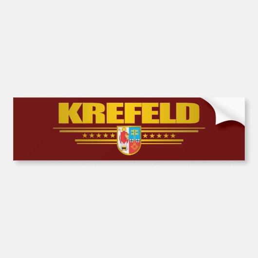 Krefeld Bumpersticker (Voorkant)