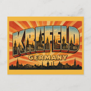 Krefeld Duitsland Bauhaus Villa's Briefkaart