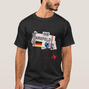 Krefeld Girl Krefeld Boarding Pass Krefeld T-shirt
