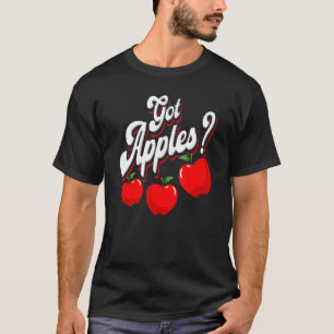 Kregen appels Appelplukker Biologisch Fruit Boer T-shirt