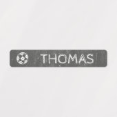 Kreide Fußball - Tafel 96 schmale Kinder Etiketten Labels (Design 1)