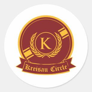 Kreisau Circle logo Ronde Sticker