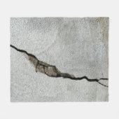 Krek betonsteen fleece deken (Voorkant (Horizontaal))